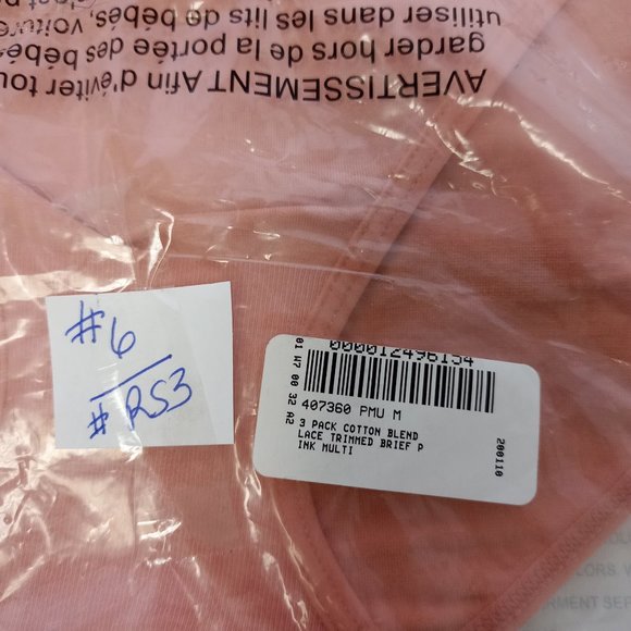 Rhonda Shear 3-Pack Cotton Blend Briefs, Medium - Picture 5 of 5